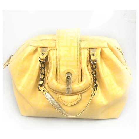 sac fendi jaune|Sacs .